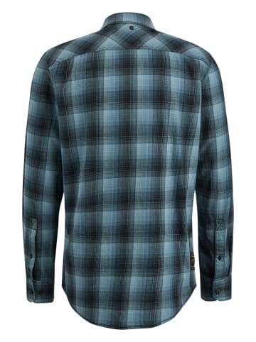 PME Legend Hemd in Blau/ Schwarz