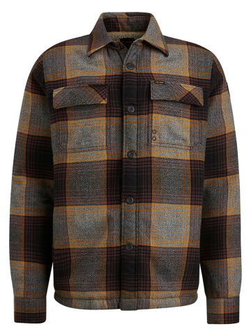 PME Legend Hemd in Bordeaux/ Orange