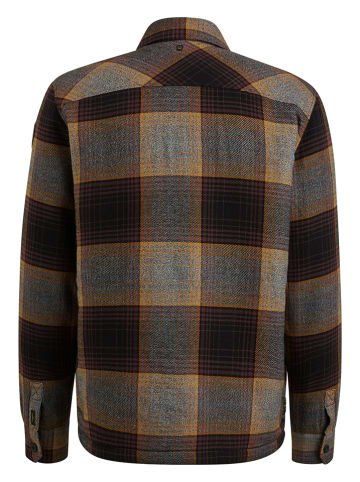 PME Legend Hemd in Bordeaux/ Orange