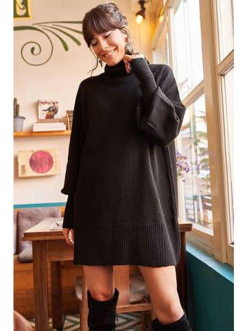 Olalook Strickkleid in Schwarz