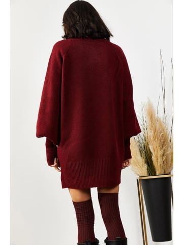 Olalook Strickkleid in Bordeaux