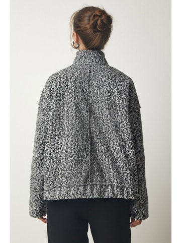 Happiness Istanbul Teddyjacke in Anthrazit