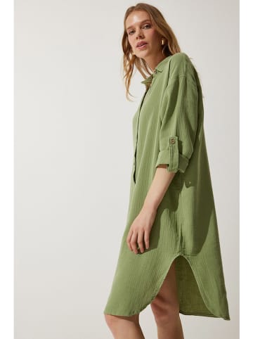 Happiness Istanbul Jurk groen