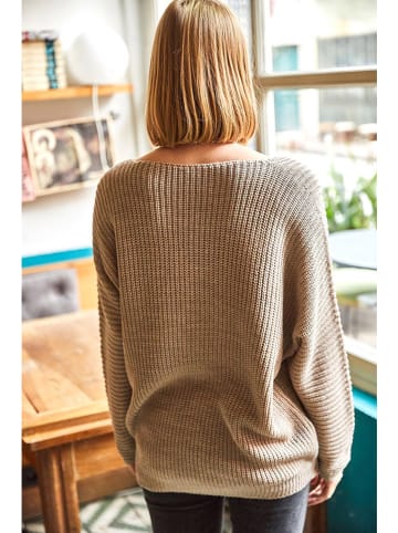 Olalook Pullover in Beige
