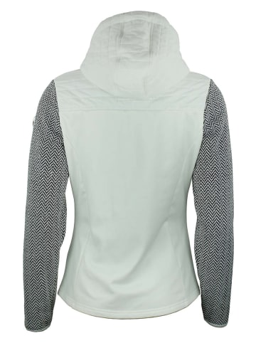Peak Mountain Hybride jas "Andomo" wit/grijs