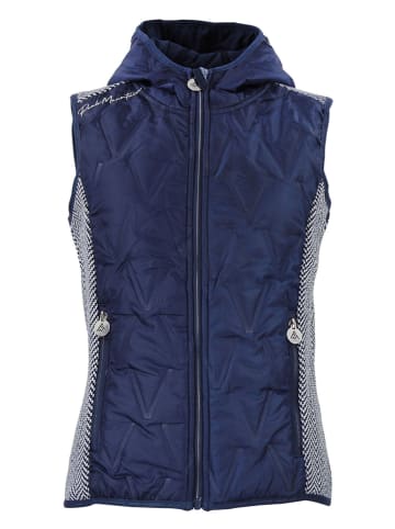 Peak Mountain Fleece bodywarmer "Antilope" donkerblauw
