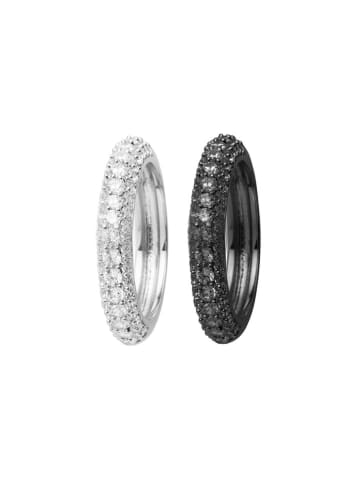 U.S. Polo Assn. 2-delige set: ringen met kristallen