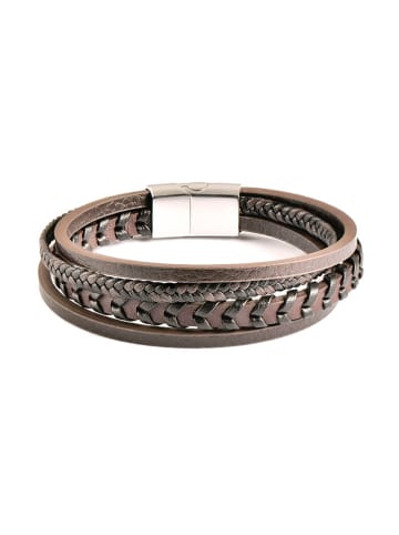 U.S. Polo Assn. Leder-Armband in Braun