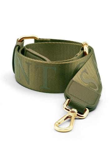 ATELIERS SAINT GERMAIN Pasek w kolorze khaki do torebki - dł. 137 cm