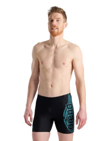 Arena Badehose in Schwarz/ Türkis