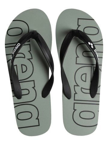 Arena Teenslippers mintgroen/zwart