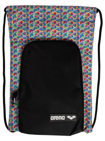 Arena Worek sportowy w kolorze czarnym ze wzorem - 35 x 50 x 10 cm