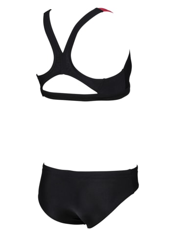 Arena Bikini in Schwarz/ Beere