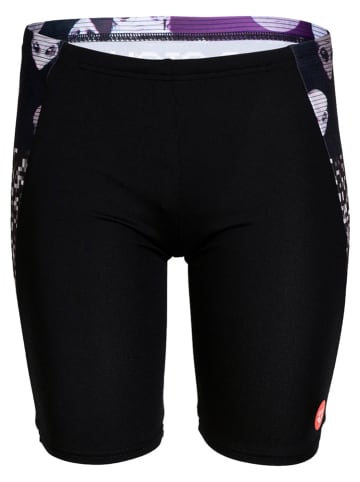 Arena Lange Badehose in Schwarz/ Lila