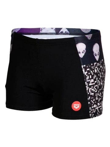 Arena Badehose in Schwarz/ Lila