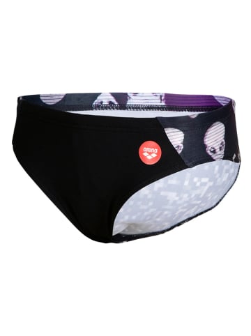 Arena Badehose in Schwarz/ Lila
