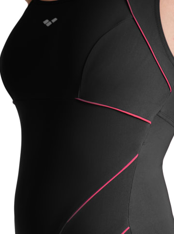 Arena Modelujący strój kąpielowy w kolorze różowo-czarnym