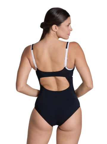 Arena Modelujący strój kąpielowy w kolorze czarno-białym