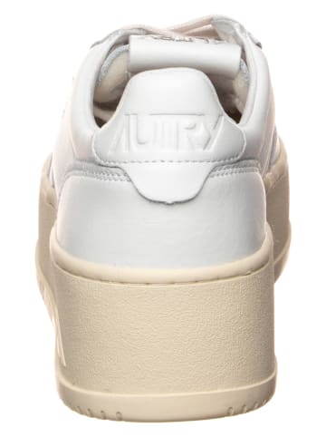 AUTRY Leder-Sneakers "Medalist" in Weiß