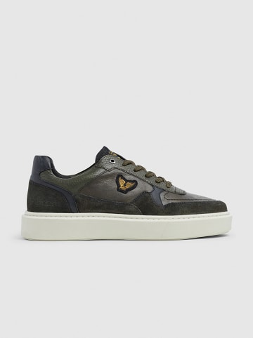 PME Legend Leren sneakers donkergroen