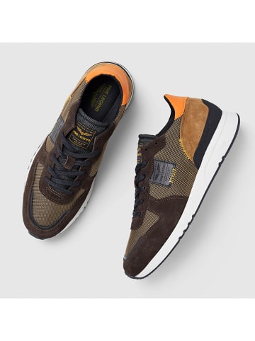 PME Legend Leren sneakers bruin/oranje
