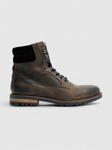 PME Legend Leder-Boots in Dunkelbraun