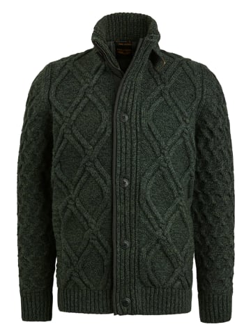 PME Legend Cardigan in Dunkelgrün