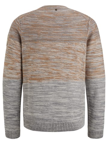 PME Legend Pullover in Grau/ Braun