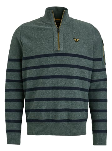 PME Legend Sweter w kolorze morsko-czarnym