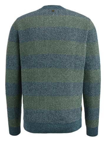 PME Legend Pullover in Blau/ Grün