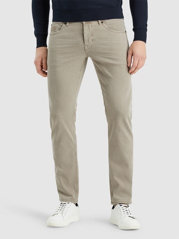 PME Legend Dżinsy "Navigator" - Slim fit - w kolorze beżowym
