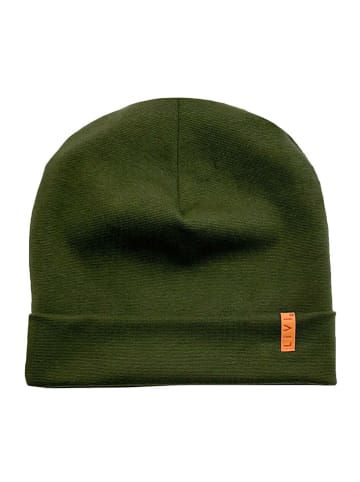 LiVi Beanie "Moss" in Dunkelgrün