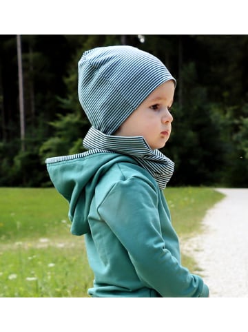 LiVi Beanie "Stripes" in Blau