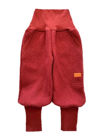 LiVi Woll-Streetjogger "Lava" in Rot