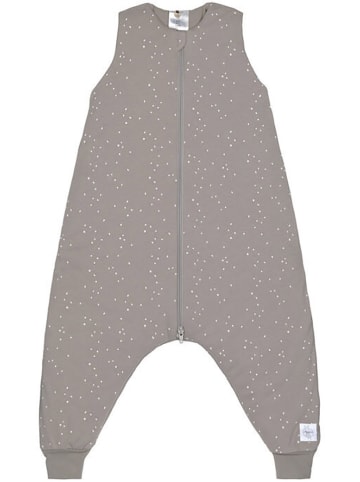 Lässig Schlafsack mit Füßen in Taupe - 2,5 TOG