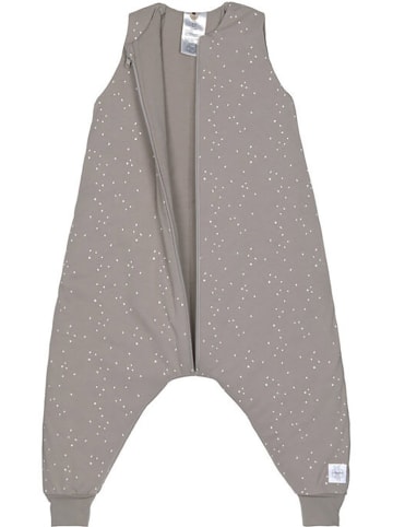 Lässig Schlafsack mit Füßen in Taupe - 2,5 TOG