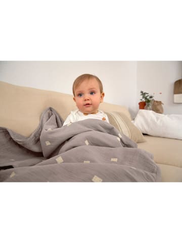 Lässig Decke in Taupe - (L)100 x (B)75 cm