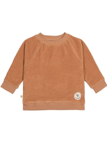 Lässig Sweatshirt in Hellbraun