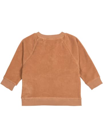 Lässig Sweatshirt in Hellbraun