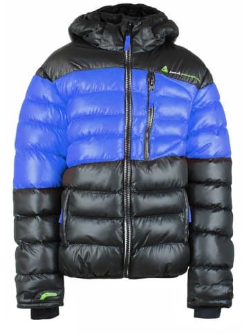 Peak Mountain Winterjacke in Schwarz/ Blau