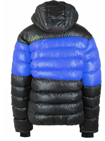 Peak Mountain Winterjacke in Schwarz/ Blau
