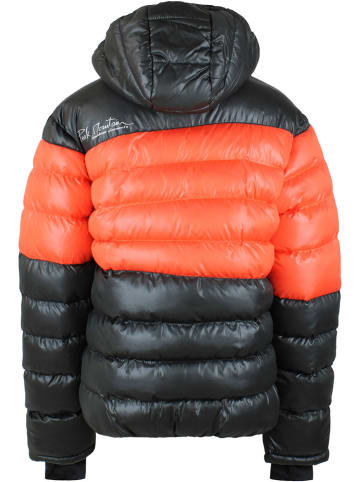 Peak Mountain Winterjas zwart/oranje