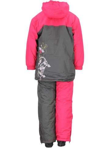 Peak Mountain 2-delige ski-/snowboardoutfit roze/antraciet