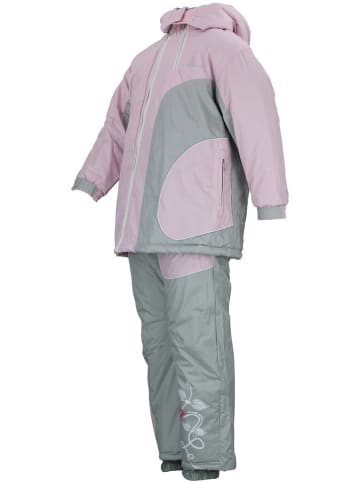 Peak Mountain 2tlg. Ski-/ Snowboardoutfit in Rosa/ Grau