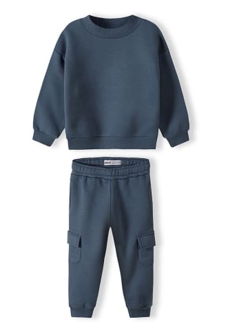 Minoti 2-delige outfit blauw