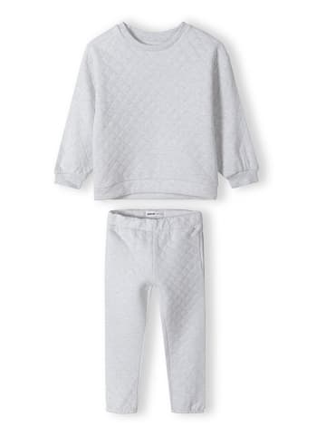 Minoti 2-delige outfit grijs