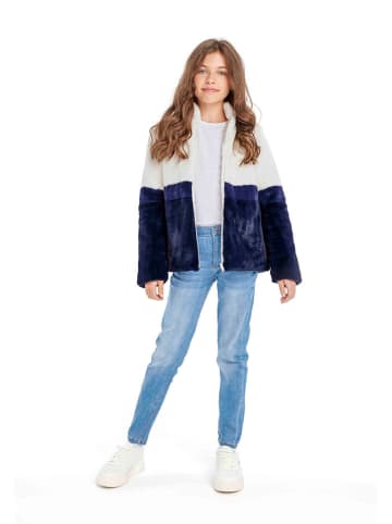 Minoti Teddyjas donkerblauw/wit