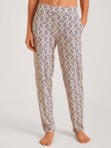 Calida Pyjama-Hose in Sand/ Schwarz