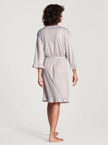 Calida Kimono in Hellblau/ Weiß
