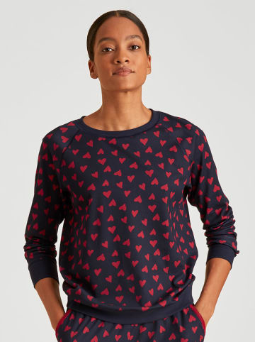 Calida Pyjamashirt donkerblauw/rood